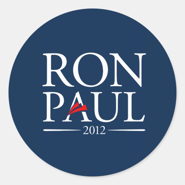 Adesivo Ron Paul 2012 Stickers (Frente)