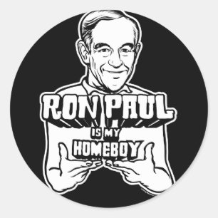Adesivo Ron Paul É O Meu Ficar em casa