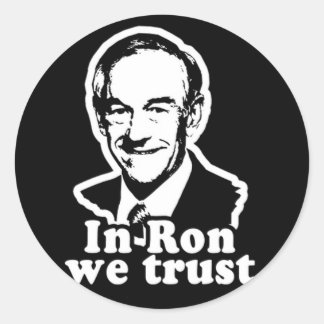 Adesivo Ron Paul para a campanha do Presidente 2012