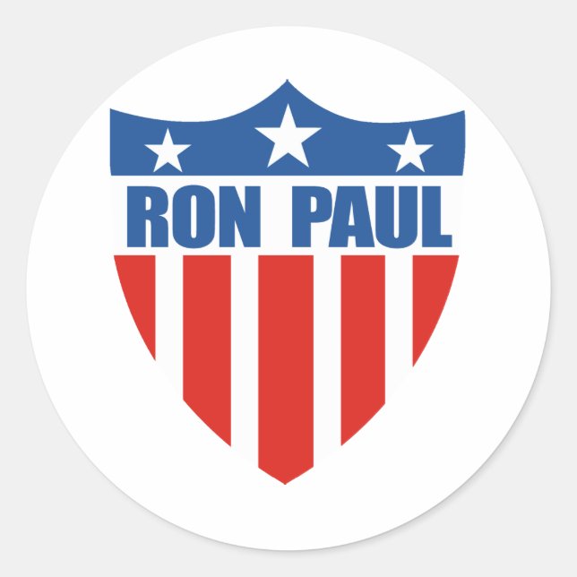 Adesivo Ron Paul para Presidente (12) (Frente)