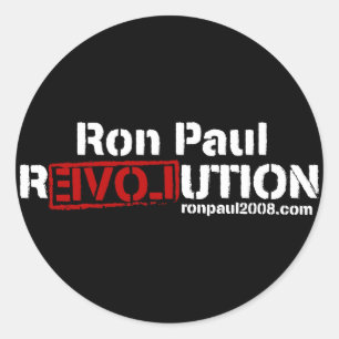Adesivo Ron Paul Revolution Sticker