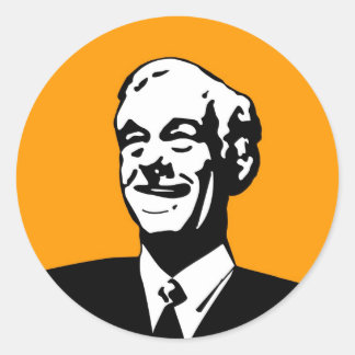 Adesivo Ron Paul Round Sticker