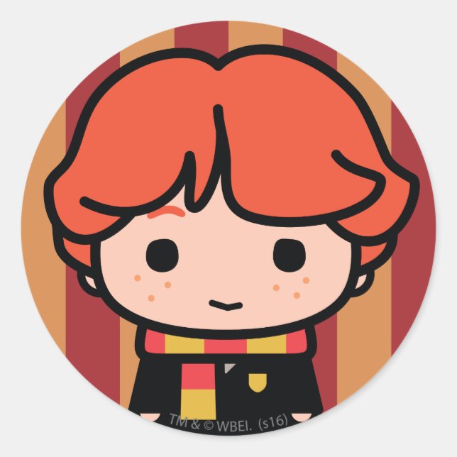 Adesivo Ron Weasley Personagem de desenho animado Art (Frente)