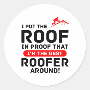 Adesivo Roofer Humor - Teto do Orgulho Pro