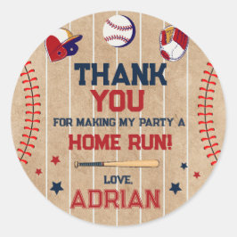 Adesivo Rookie do Ano primeiro aniversario Baseball