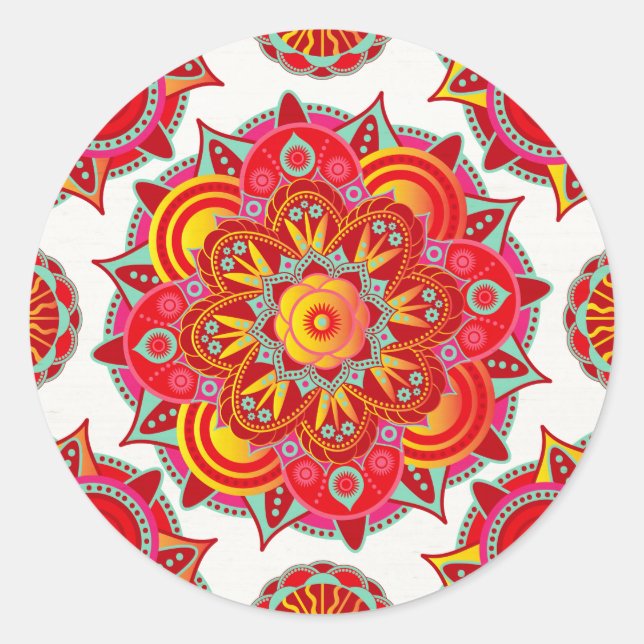 Adesivo Root Chakra Mandala (Frente)