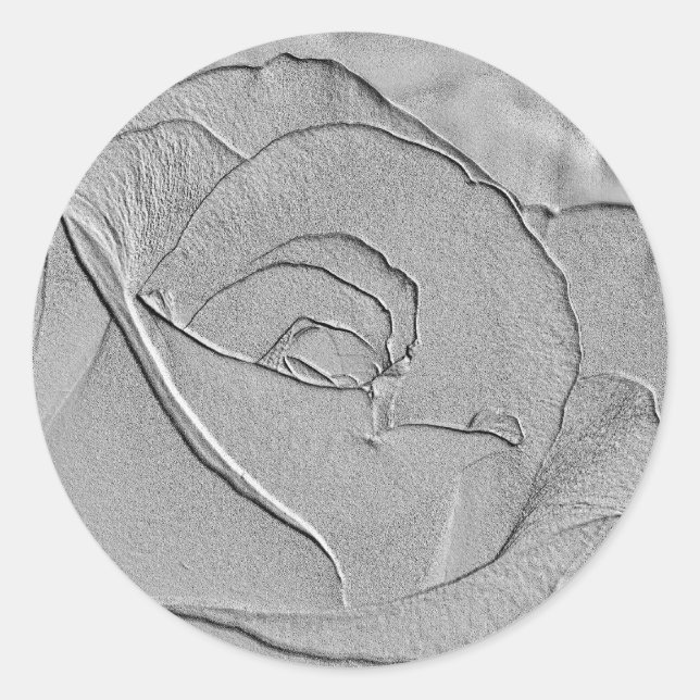 Adesivo Rosa 1 de aparência em relevo (Frente)