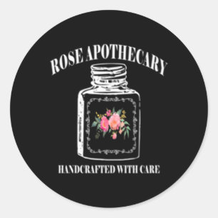 Adesivo Rosa-Apothecary Manipulado Com Cuidado