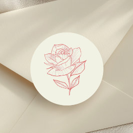 Adesivo Rosa Burgundy Jardim de Família Casamento