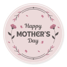 rosa claro feliz dia de as mães