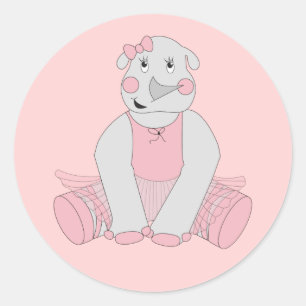 Adesivo rosa claro ilusima Ballerina Rhino
