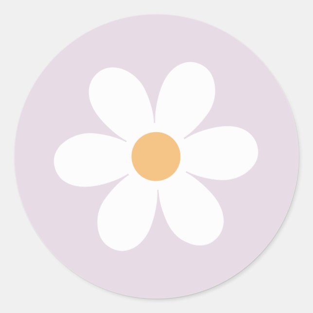Adesivo Rosa Dália Retro (Frente)