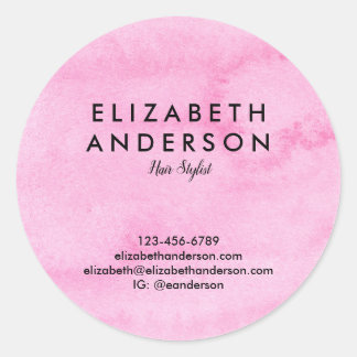 Adesivo Rosa de Aquarela