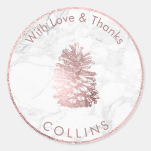 Adesivo ROSA DE FAUX PINECONE PixDezines DOURADO /DIY ANTE