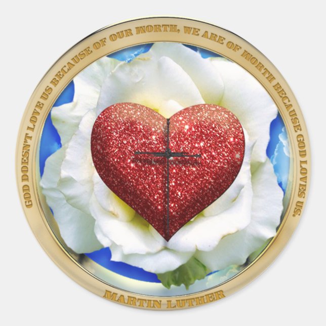 Adesivo Rosa de Luther (Frente)