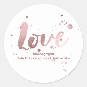 Adesivo Rosa de PixDezine Dazzled Faux Dourado/amor