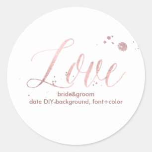 Adesivo Rosa de PixDezine Dazzled Faux Dourado/amor