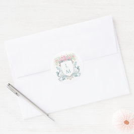 Adesivo Rosa de repouso elegante com Arco | Casamento Mono
