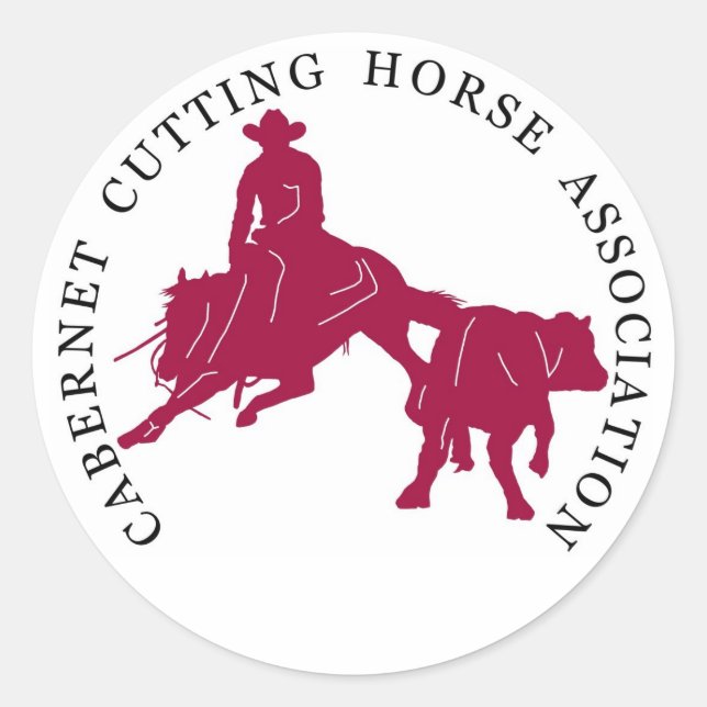 Adesivo Rosa do Sticker Cabernet CHA Blanc (Frente)