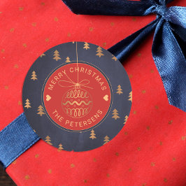 Adesivo Rosa Dourado Decor de Árvore no Marinho Vermelho F