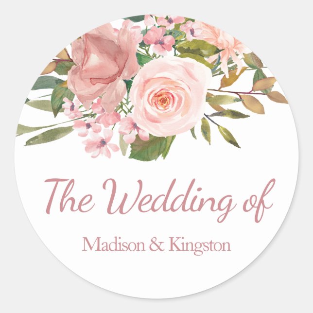 Adesivo Rosa Dourado e Flores Escamoteadas Frota De Casame (Frente)