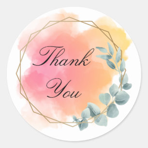 Adesivo Rosa e Bonita Obrigado Sticker