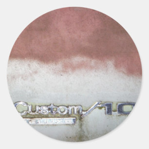 Adesivo rosa e branco deluxe personalizados