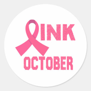 Adesivo Rosa em outubro