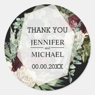 Adesivo Rosa eucalipto de marfim escuro