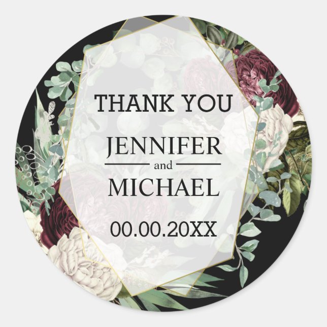 Adesivo Rosa eucalipto de marfim escuro (Frente)