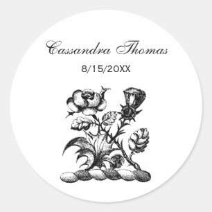 Adesivo Rosa Heráldico e Este Casaco de Braços Crest Emble