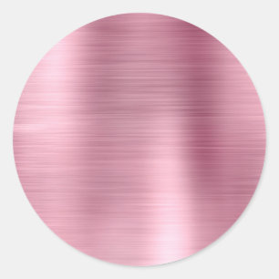 Adesivo Rosa Metálico Falso em Branco