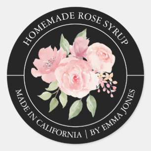 Adesivo Rosa Modern label