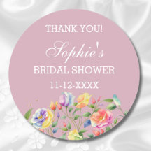 Rosa Moderno Lilac Brilhante Obrigado