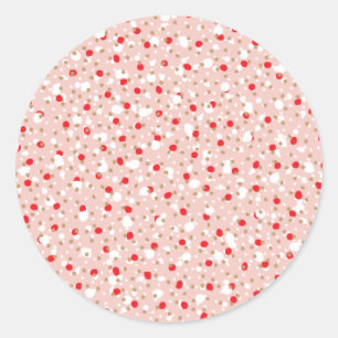 Adesivo Rosa Pastel Sprinkles Feriado