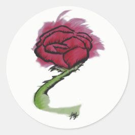Adesivo Rosa pintado