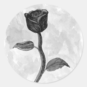 Adesivo Rosa preta