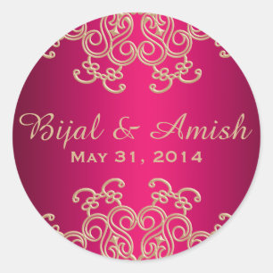 ADESIVO ROSA QUENTE E OBRIGADO QUE INSPIRADO INDIANO DO