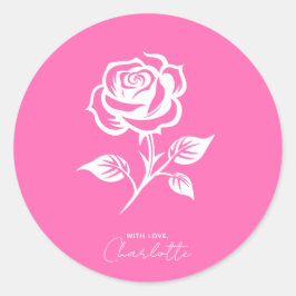 Adesivo Rosa Quente Moderno E Rosa