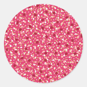 Adesivo Rosa Quente Sprinkles de Feriado