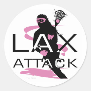 Adesivo Rosa RELAXADO do ataque das meninas do Lacrosse