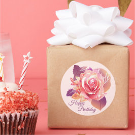 Adesivo Rosa Rosa Rosa Rosa Bela Solteiro