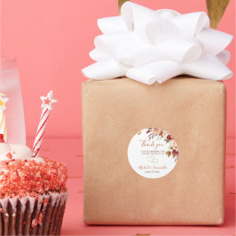 Adesivo Rosa russo e Casamento outono de crisântemo