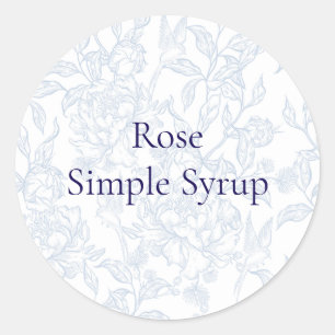 Adesivo Rosa Simples Xarope