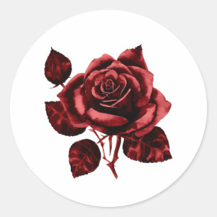 Adesivo Rosa vermelha