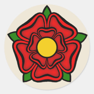 Adesivo Rosa vermelha de Lancaster, Reino Unido Emblem de