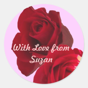 Adesivo Rosa vermelha Gift Sticker