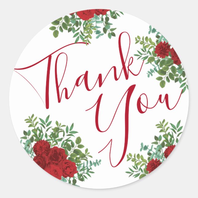 Adesivo Rosa vermelha Wedding (Frente)