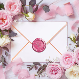 Adesivo    Rosa Vintage Fofo Personalizado Inicial Realist
