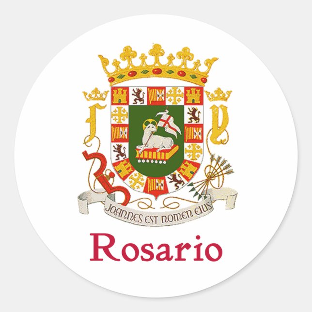 Adesivo Rosario Porto Rico Shield (Frente)